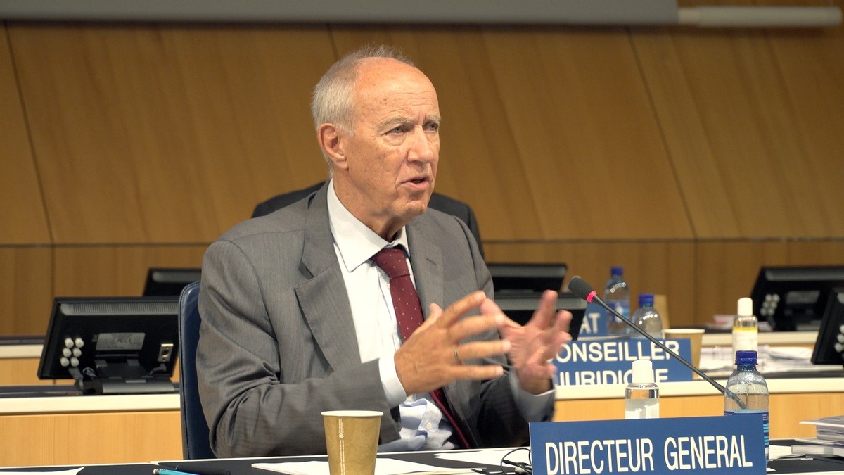 Francis Gurry en la inauguración de su última asamblea como director general de la ompi